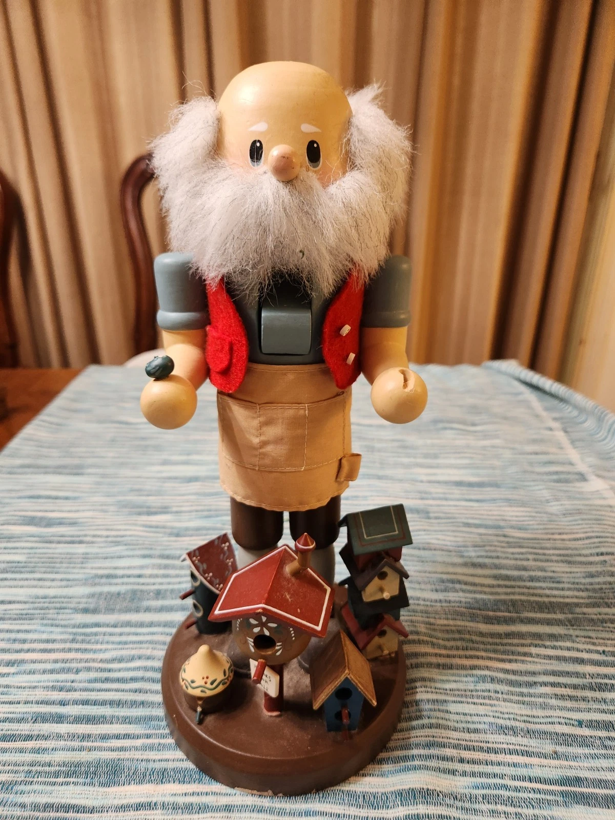 VTG ZIM’s HEIRLOOM NUTCRACKER BIRDHOUSES SANTA Birds 1997 LTD EDITION
