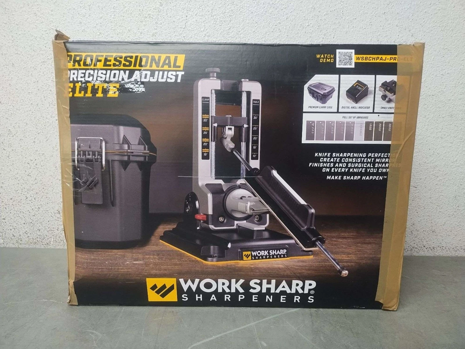 Work Sharp Professional Precision Adjust Elite Set Knife Sharpener value combo