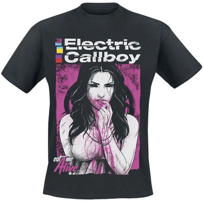 Electric Callboy T-Shirt Herren Eat Me Alive schwarz Band-Merch, Bands