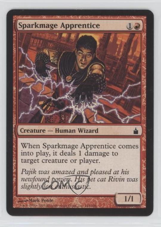 Sparkmage Apprentice Magic: Ravnica: City of Guilds #144 2005