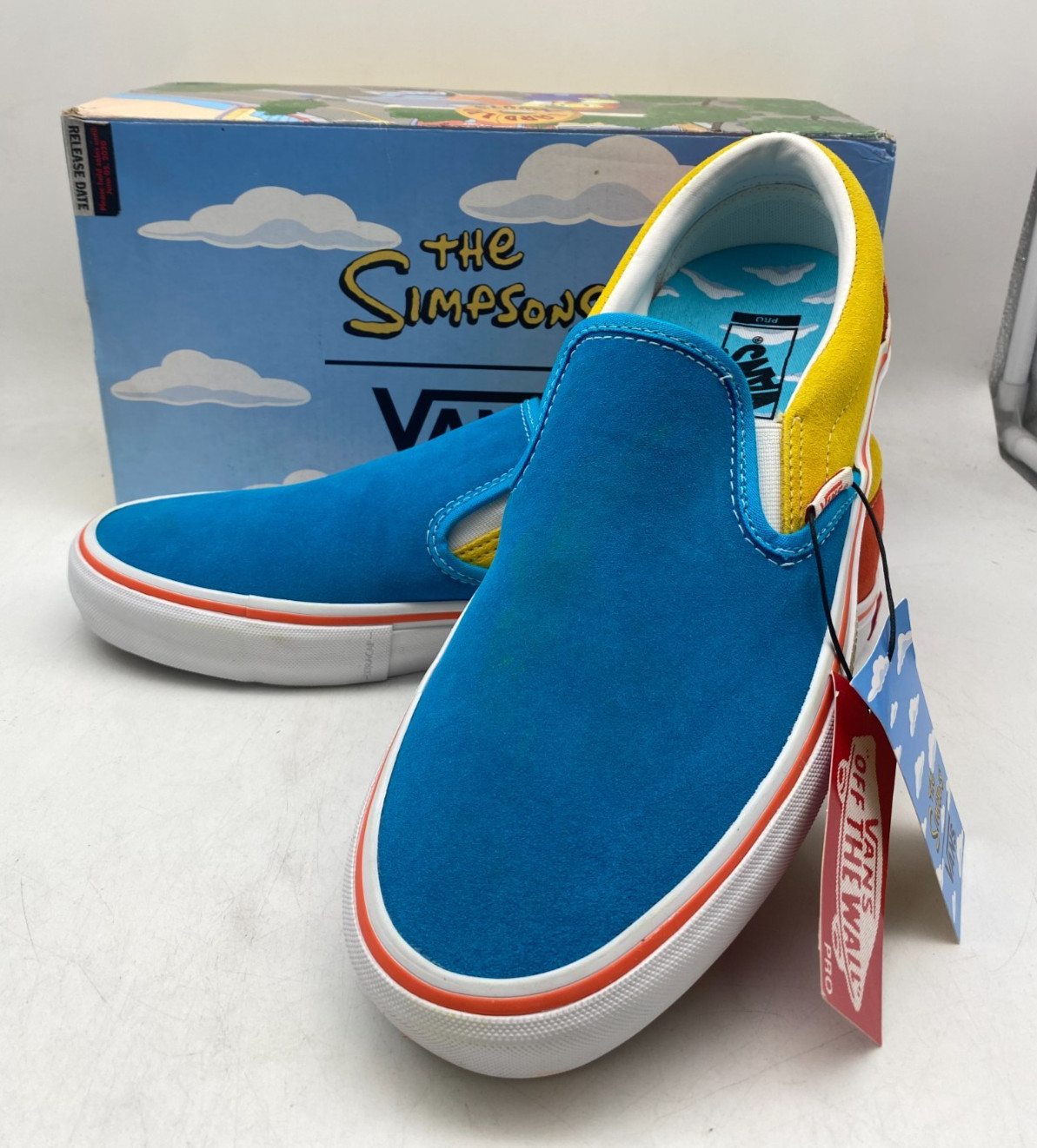 VANS X THE SIMPSONS SLIP-ON PRO #VN0A347V13M US MEN'S SIZE 11