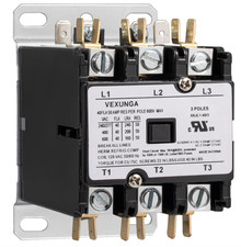 3 Pole 40A 120V AC Contactor, 3P 40 Amp 50/60Hz Coil for Air Conditioner