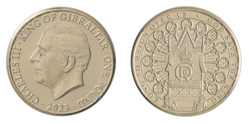 Gibraltar 1 Pound, 2023, N #399053, Mint, Commemorative
