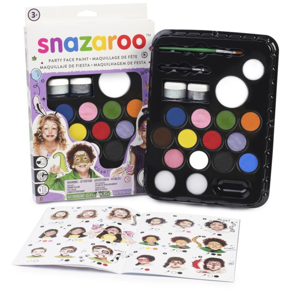 Snazaroo Ultimate Party Pack Face Paint Set 21pcs