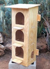 PIGEON NESTING BOXES - 3 HOLE - Vertical