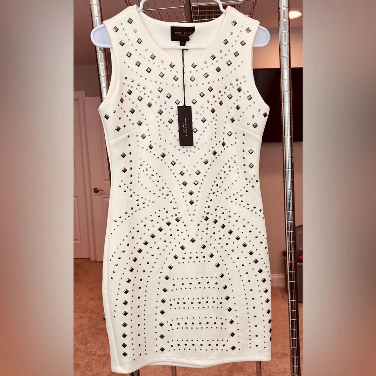 Robe Longue Tissée Stretch Noire À Bretelles Fines Et Buste Froncé