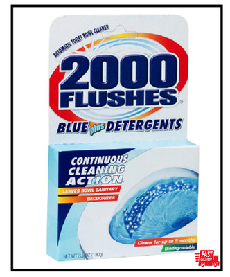 2000 FLUSHES - 201020 2000 Flushes Blue Plus Detergents Automatic Toilet Bowl Cl