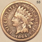 1864 Indian Head Penny Cent