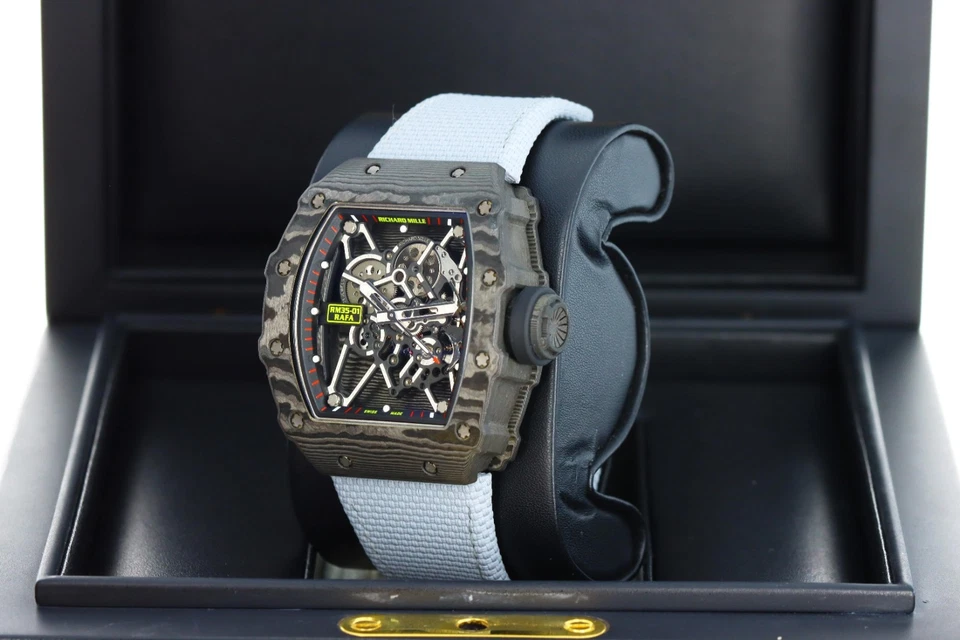 Richard Mille RM035-01 'Rafael Nadal', esfera esqueleto - NTPT carbono con correa Foto 3 de 4