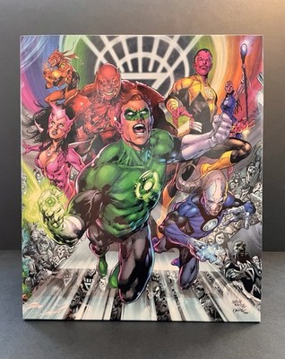 DC Blackest Night Brightest Day Box Set Complete 12 HC + 9 Rings - Green Lantern