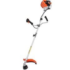 String Trimmer, 42.7CC 2-Stroke, Gas Powered Weed Wacker, 16.9' Cordless Grass T