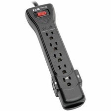 Tripp Lite Protect It 25ft cord 7-Outlet Surge Protector, 2160 Joules - Black