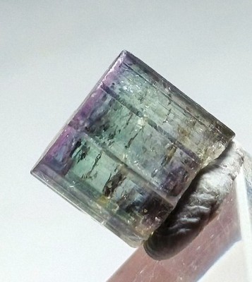 Naturel Top Quality Purpel Cap Bi Color Tourmaline Crystal From Afg