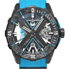 ULYSSE NARDIN Diver 3723-170-2B Case Size 44mm x 44mm Men's Used Watch #31031