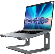 SOUNDANCE Laptop Stand, Aluminum Computer Riser, Ergonomic, 10-15.6"