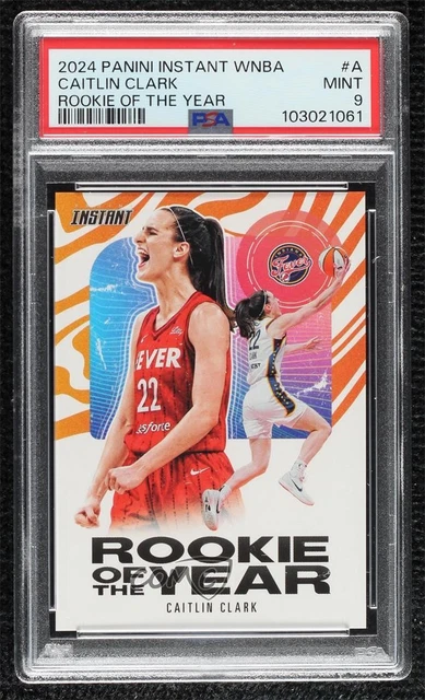 2024 Panini Instant WNBA Rookie of the Year /115750 Caitlin Clark PSA 9 MINT RC