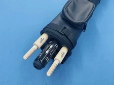 LONGONI CAROM CUE INSPIRATION WITH 11 mm. SHAFTS  & HARD CASE.