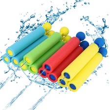 4pcs Foam Water Blaster Guns for Kids   30ft Range Pool  Beach Toy Set - NEW