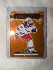 Upper Deck 2023-24 Series 2 Dazzlers Orange DZ-98 Mika Zibanejad Rangers NHL
