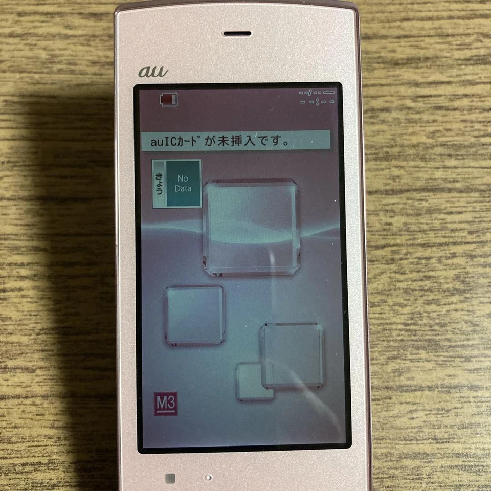 Au K011 Rosa Kyocera Plegable Teléfono Móvil Cuerpo Foto 3 de 4