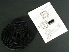 CAMERA STRAP THIN BLACK 1970S NEW OLD STOCK