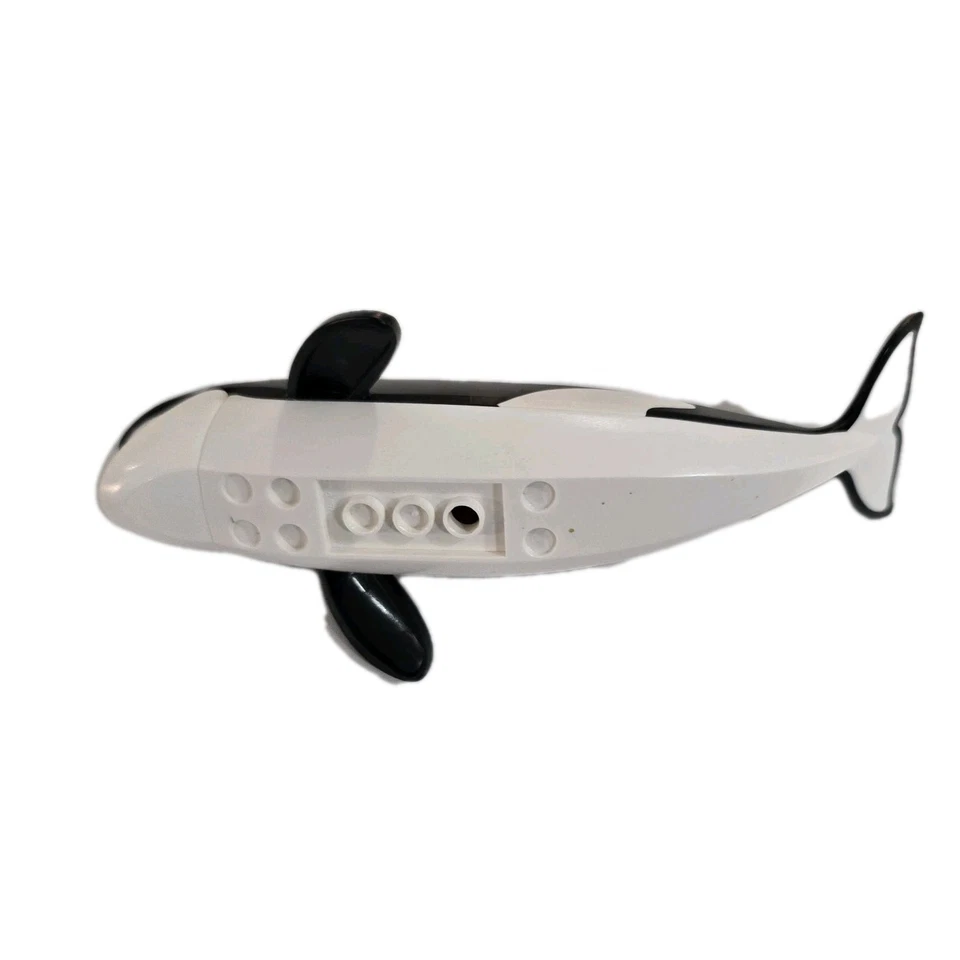 LEGO Orca Ballena Grande Agua Océano Animal 60368 Barco Artico Negro Blanco Foto 2 de 4