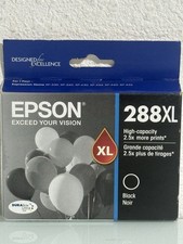 Epson 288XL Black Ink Cartridge Genuine T288XL120 Exp. 04/2026