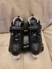 Roller Derby STR Seven Quad Black Speed Skates Men  s Size 8