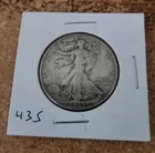 1943 s circulated Walking Liberty half dollar