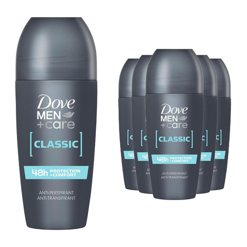 Dove Men+Care Roll On Classic AntiPerspirant Deodorant 48H Protection, 6x50ml - Picture 9 of 9