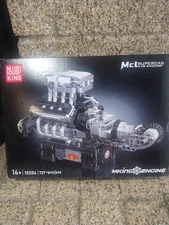 Mould King Mcl Super Car V8 Engine #10206 Building Blocks READ