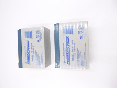 2 Pack Power-Sonic PS-12100H 12V 10.5Ah Sealed Lead Acid Rechargeable Battery