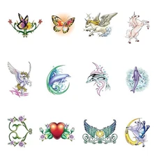 Dream Temporary Tattoos Choose Individual Tattoo of your Choice  3.5" x 2.5"
