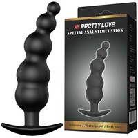 Pretty Love Special Stimulation Anal Plug Schwarz ø 3 Cm