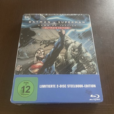 Batman v Superman: Dawn of Justice Illustrated Artwork Steelbook deutsch NEU OVP