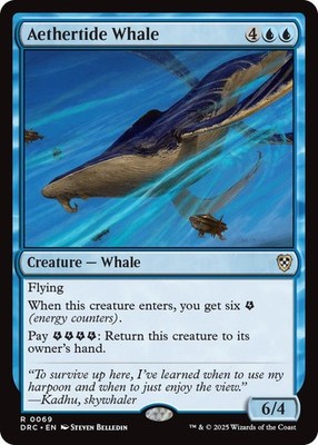 Aethertide Whale Normal [DRC - 69] NM Magic