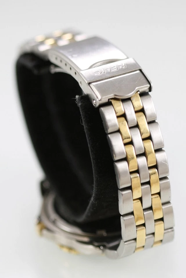 Reloj Reliquia Húmedo Hombre Acero Inoxidable Plata Día Fecha 24hr 50m Batería Gris Cuarzo Foto 2 de 4