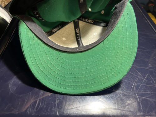 Dallas Mavericks Madera Dura Clásicos New Era 59 Cincuenta Verde Auténtico Raro Doncic - Imagen 11 de 11