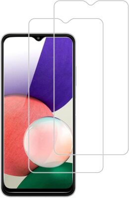 3 Pack For Samsung Galaxy A22 5G  Premium Tempered Glass Screen Protector