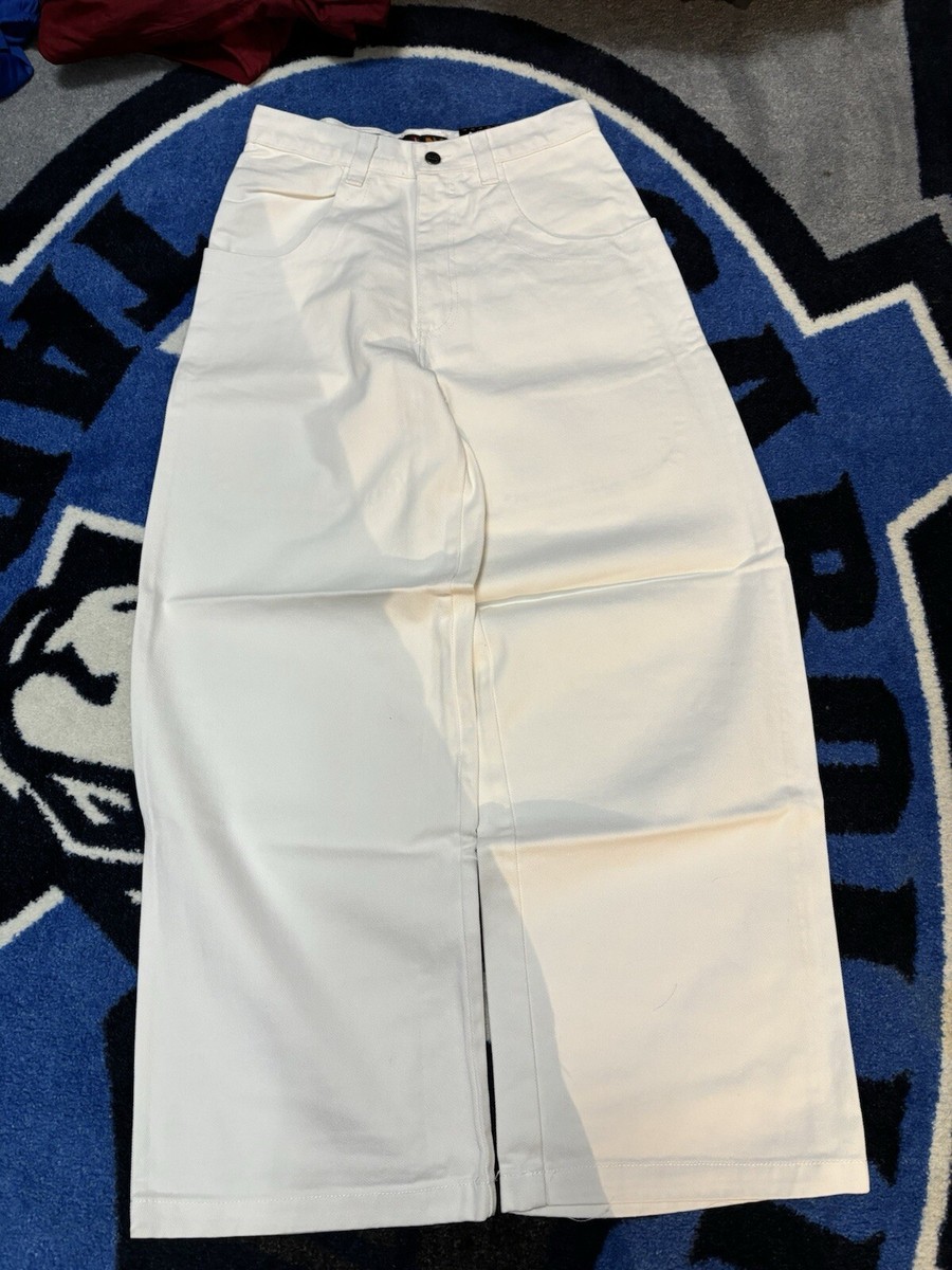 値下げ！JSELF Wide Loose Denim White ［25］ Wide Loose Denim – JSELF