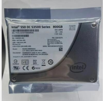 New Intel 800GB SSD DC S3500 6Gb/s 2.5'' SATA SSD SSDSC2BB800G4 Solid State Drive