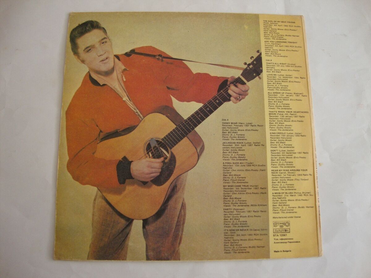 Elvis Presley Rock 'n' Roll UK盤LP Stereo Elvis Presley Rock 'n' Roll UK盤LP Stereo Elvis Presley