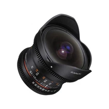 Rokinon 12mm T/3.1 Full Frame Cine DS Fisheye Lens For  DSLR Canon EOS Camera
