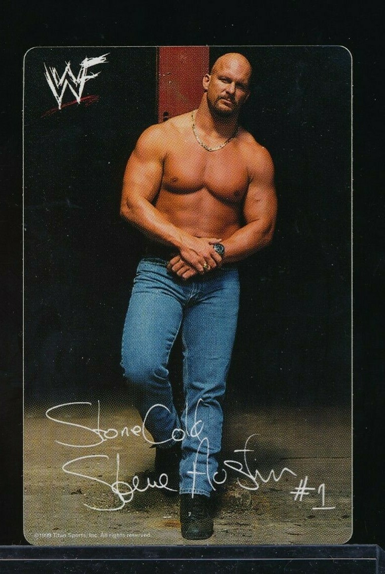 1999 WWF Wrestling vending sticker Stone Cold Steve Austin NMMT