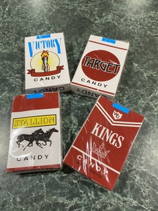 Vintage 4 Pack Lot Old Retro Candy Cigarettes Victory Target Kings Stallions Ebay