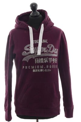 Damenbekleidung Superdry Hoodie Rot Damen Superdry Damen Hoodie
