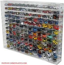 1/64 scale Display Case compatible with Hot Wheels 144 Side Angle