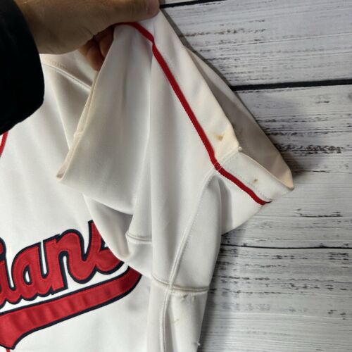 New Vtg Cleveland Indians Russell Athletic Diamond Collection MLB Jersey Size 52 - Picture 4 of 16