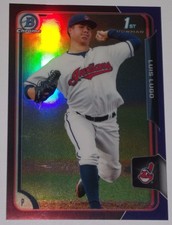 2015 Bowman Chrome Prospects Purple Luis Lugo #BCP29