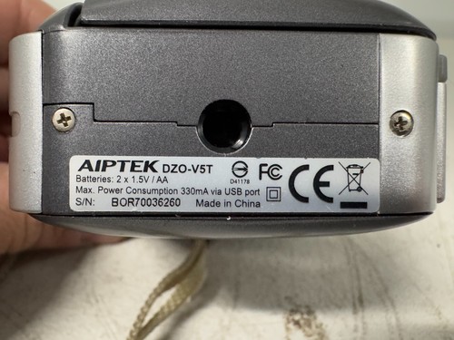 AIPTEK Blue Camera Video Recorder 4x Smartzoom 7.4mm F3.2 DZO-V5T - Picture 10 of 10